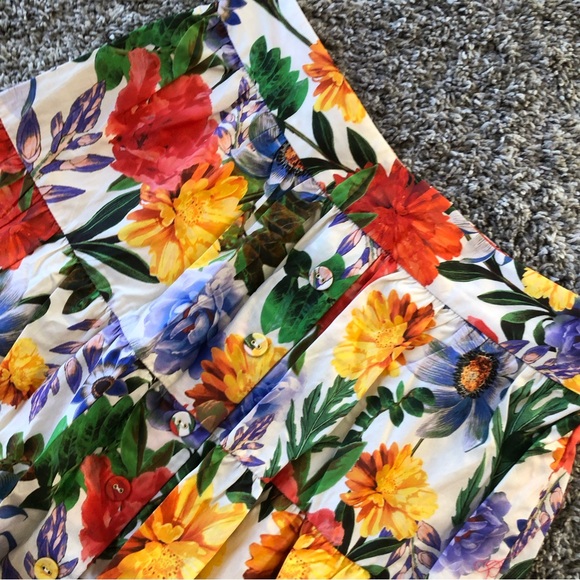 CARA CARA Nathali Floral Maxi Skirt - Egret Blossoms - Picture 5 of 8